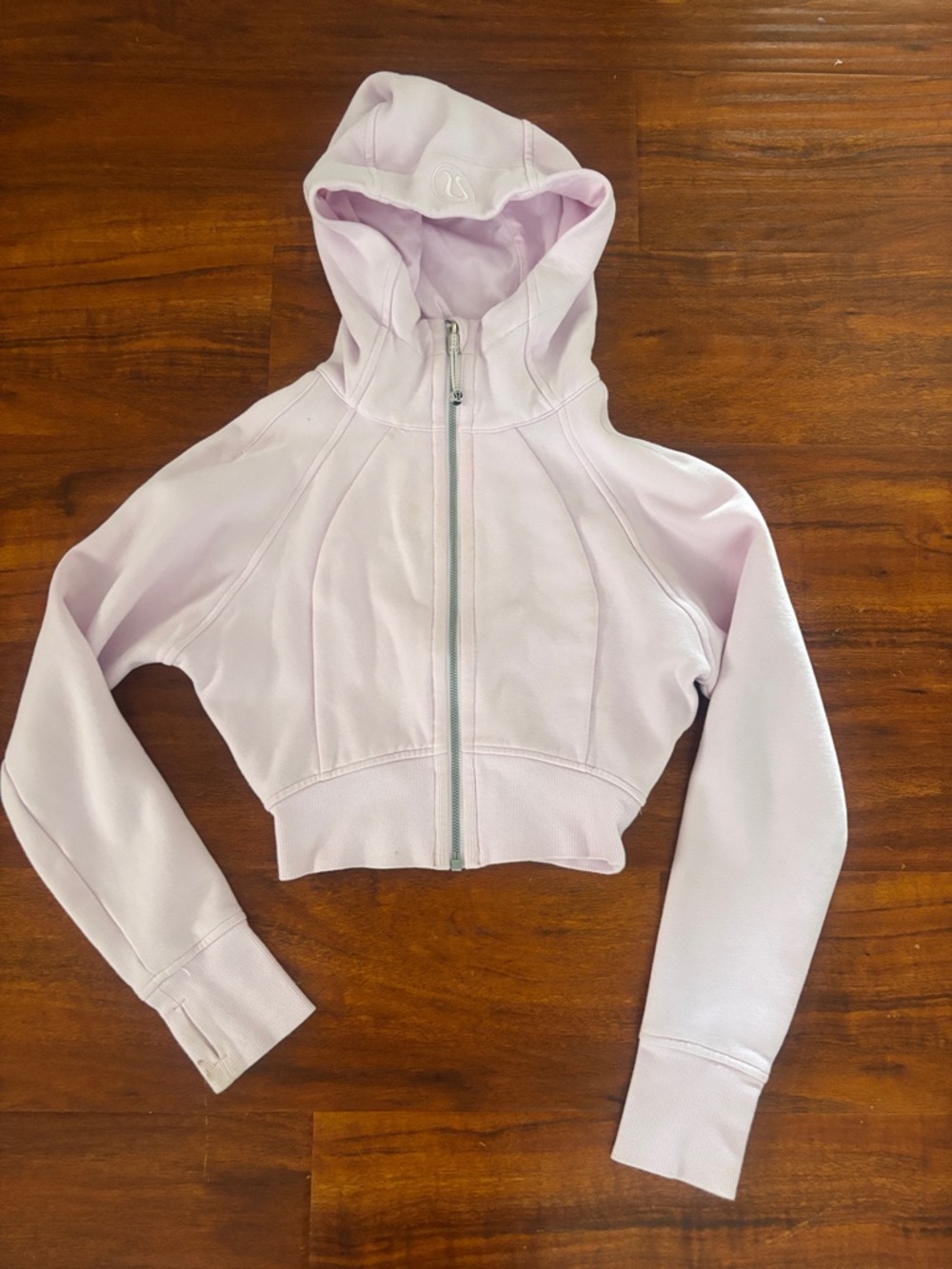 lululemon athletica Lavender Hooded Zip Jacket